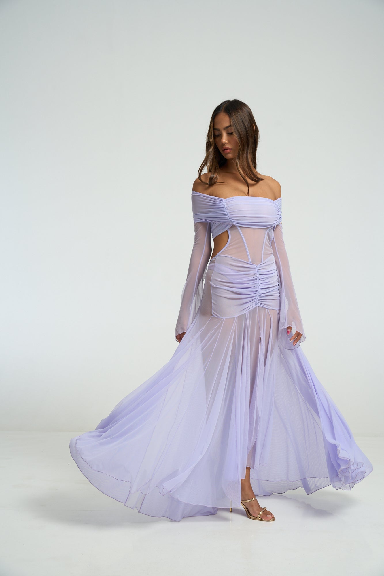 The Athena Dress - Pastel Lilac