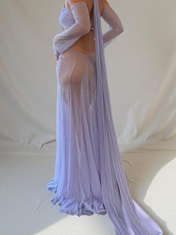 The Athena Dress - Pastel Lilac