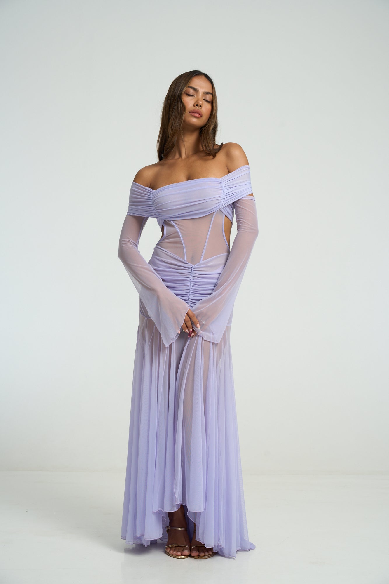 The Athena Dress - Pastel Lilac