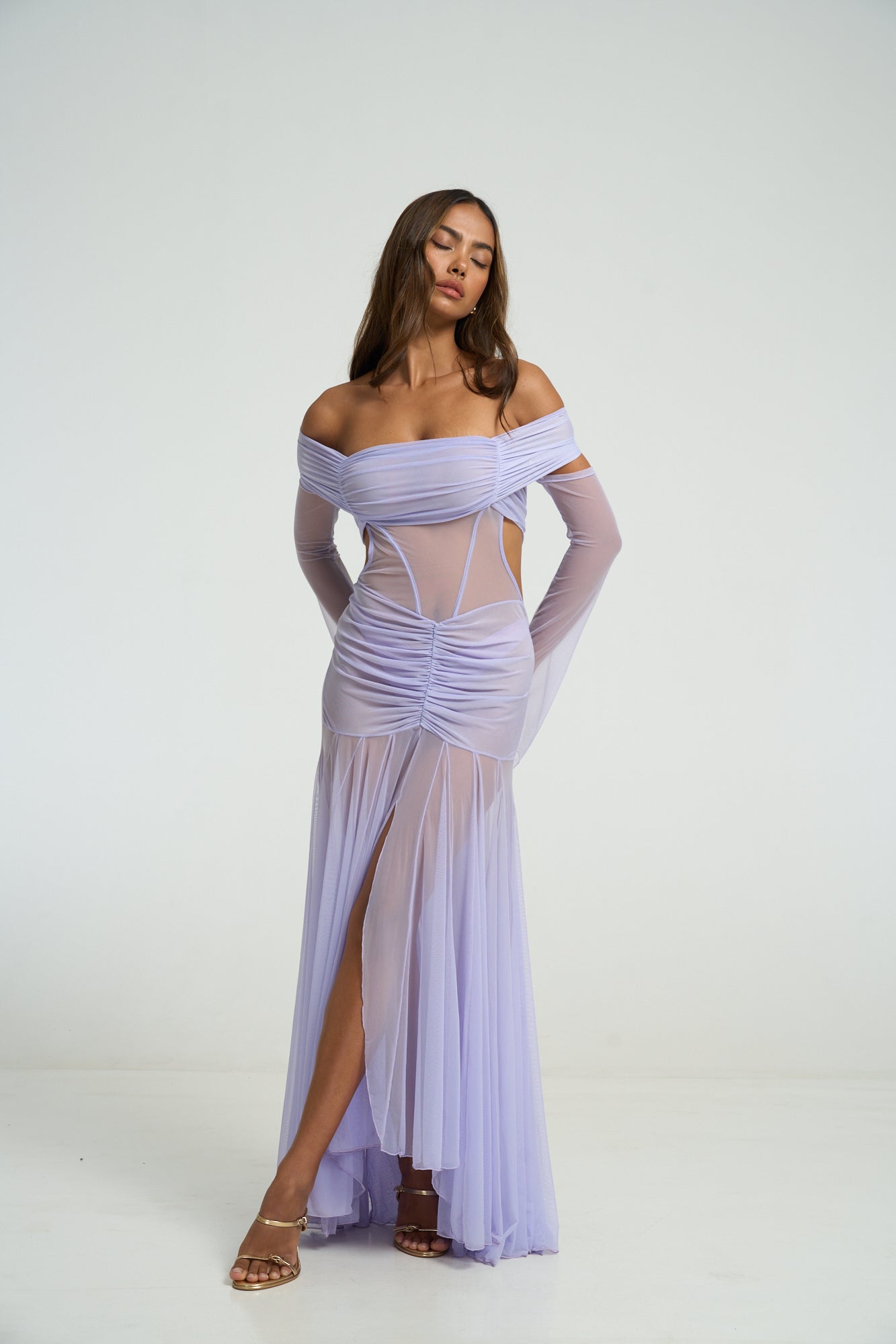 The Athena Dress - Pastel Lilac