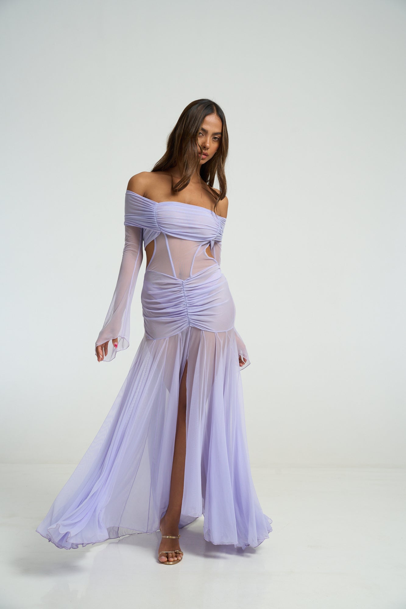 The Athena Dress - Pastel Lilac